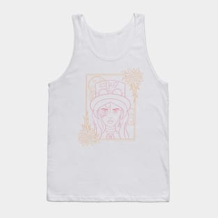 Virgo Steampunk Astro Elegance Tank Top